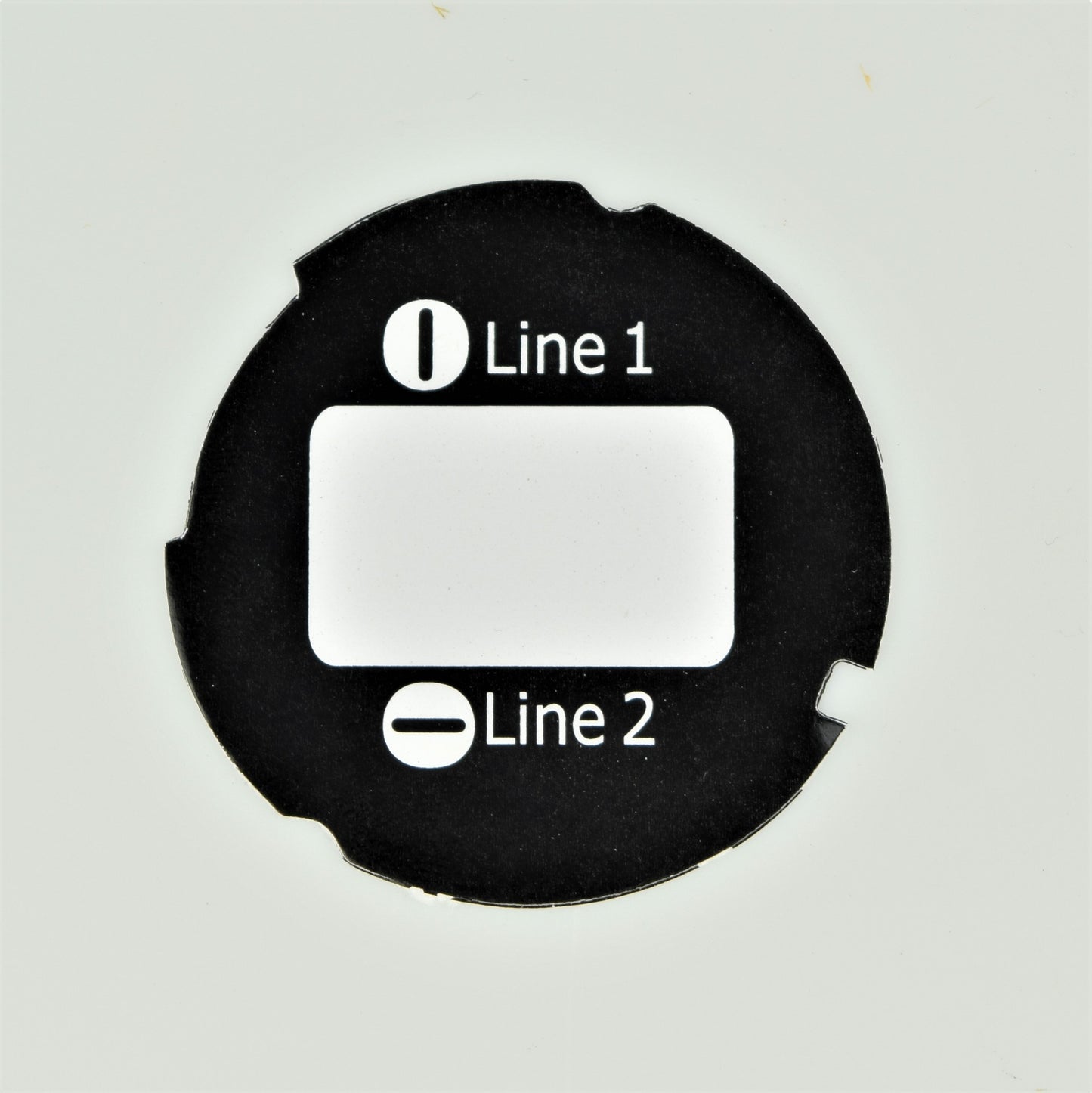 Automatic Electric Dial Card - 2 Line