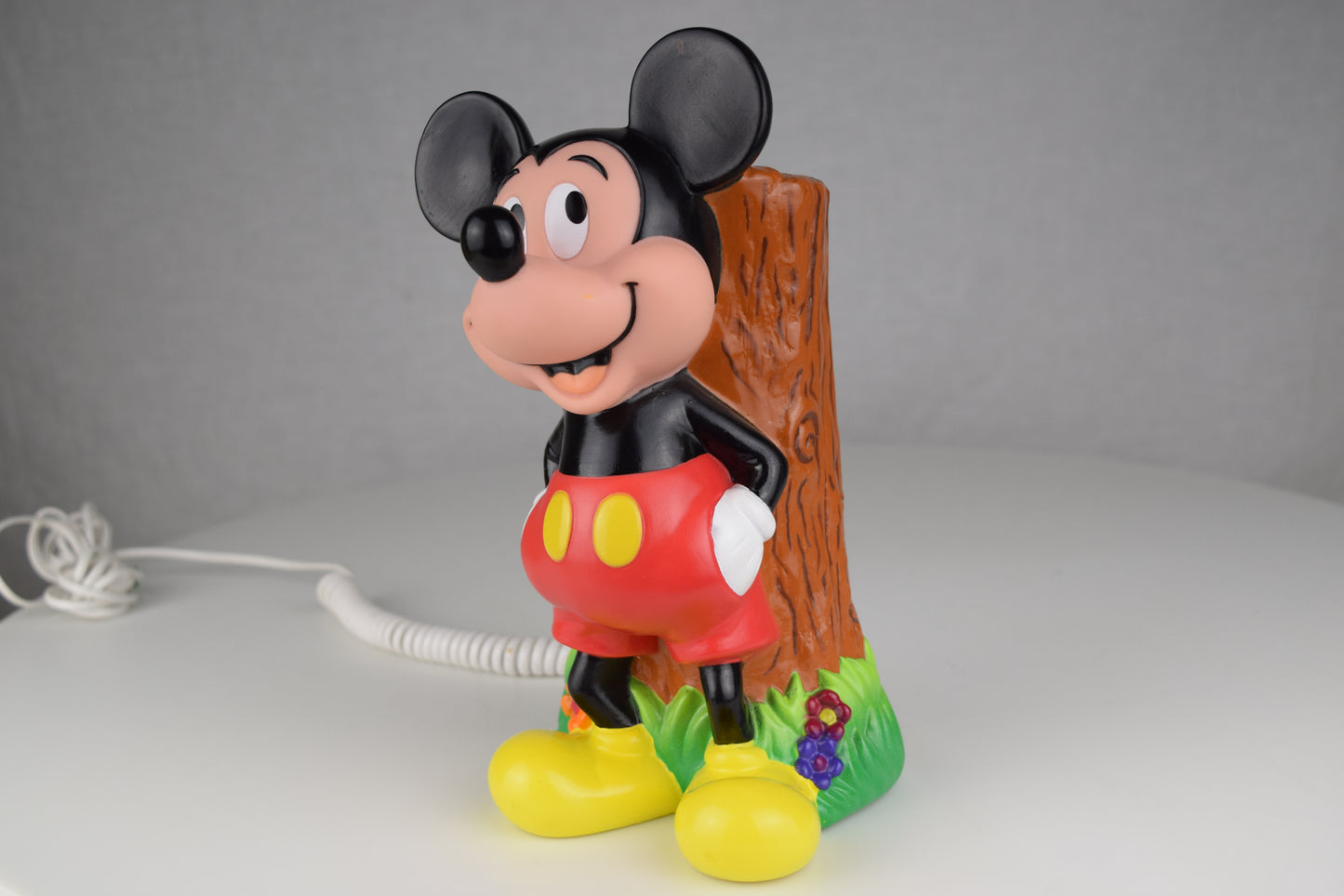 Mickey Mouse with Tree Stump Telephone