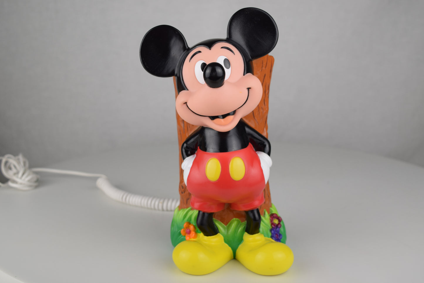 Mickey Mouse with Tree Stump Telephone