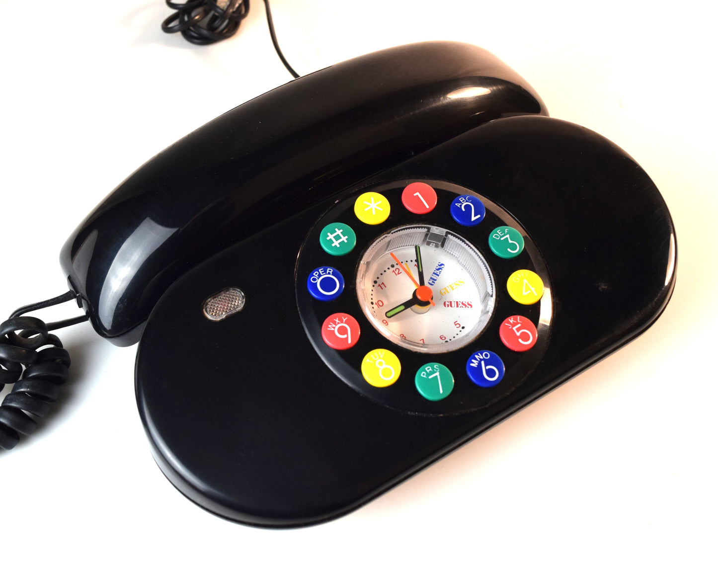 Guess e300 Deskphone with Alarm Clock - Black