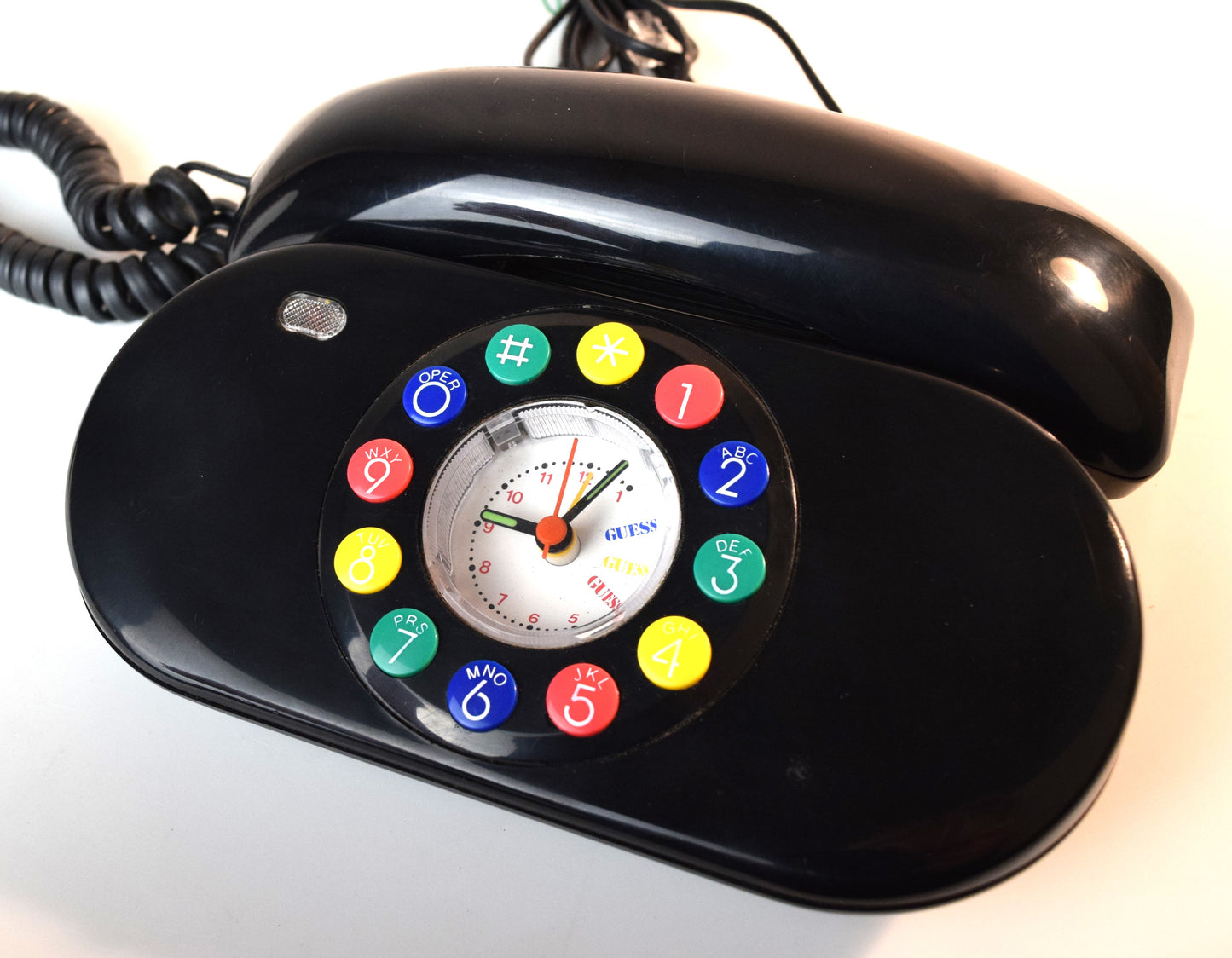 Guess e300 Deskphone with Alarm Clock - Black