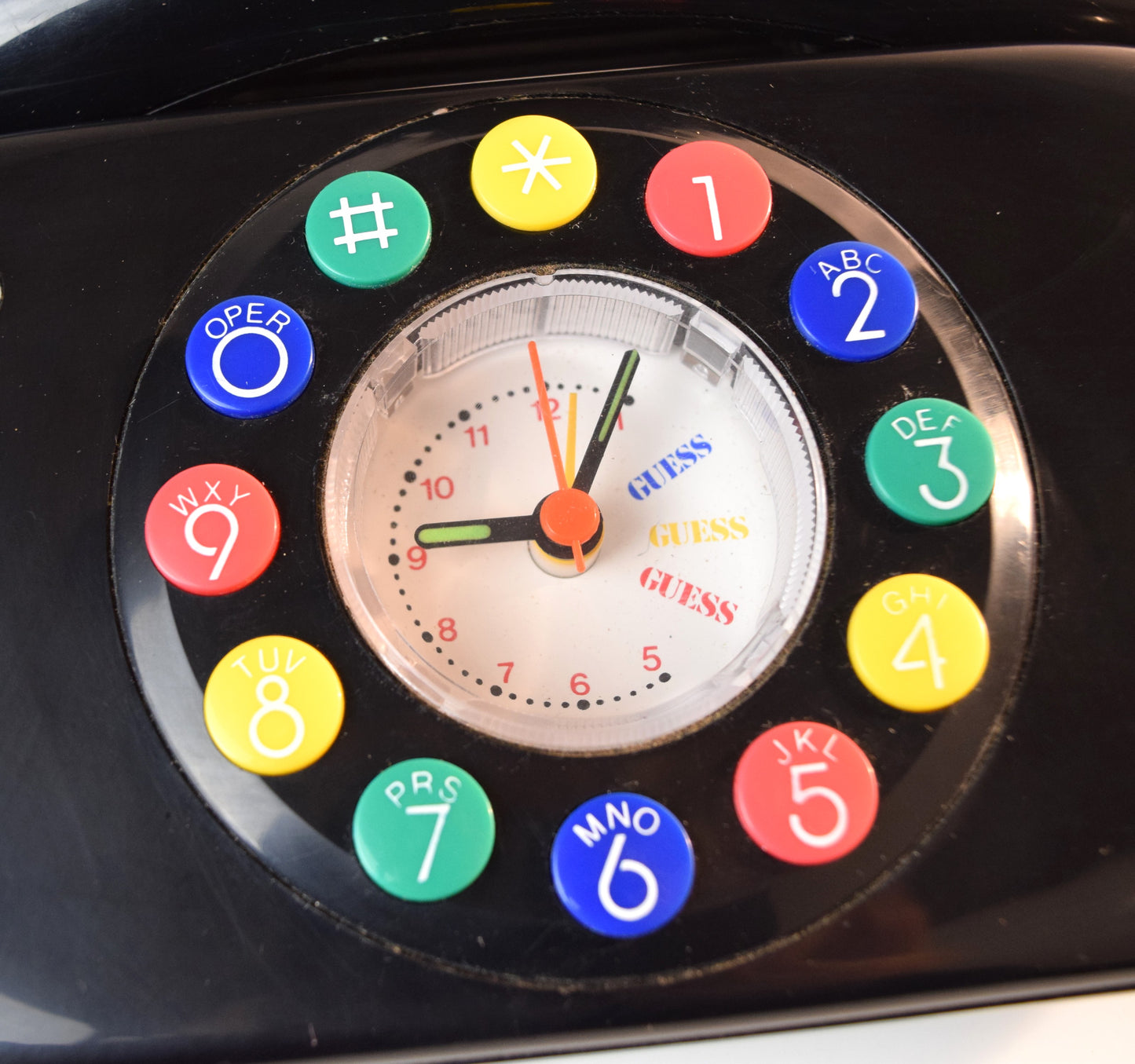 Guess e300 Deskphone with Alarm Clock - Black