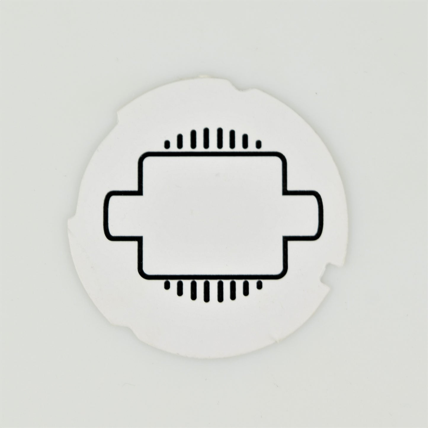 Automatic Electric Dial Card - White Square
