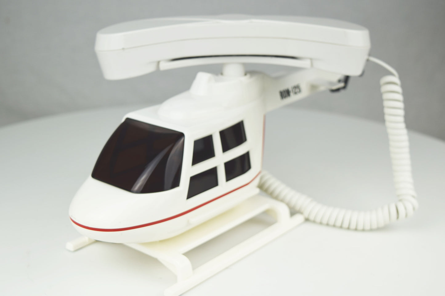 Helicopter Phone - White