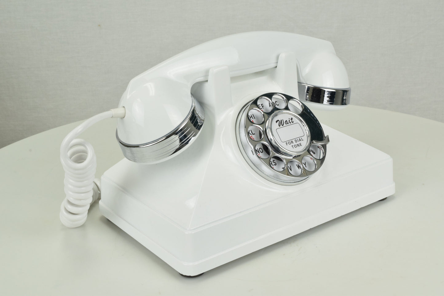 Northern Electric No. 1 Uniphone - White with Chrome Trim