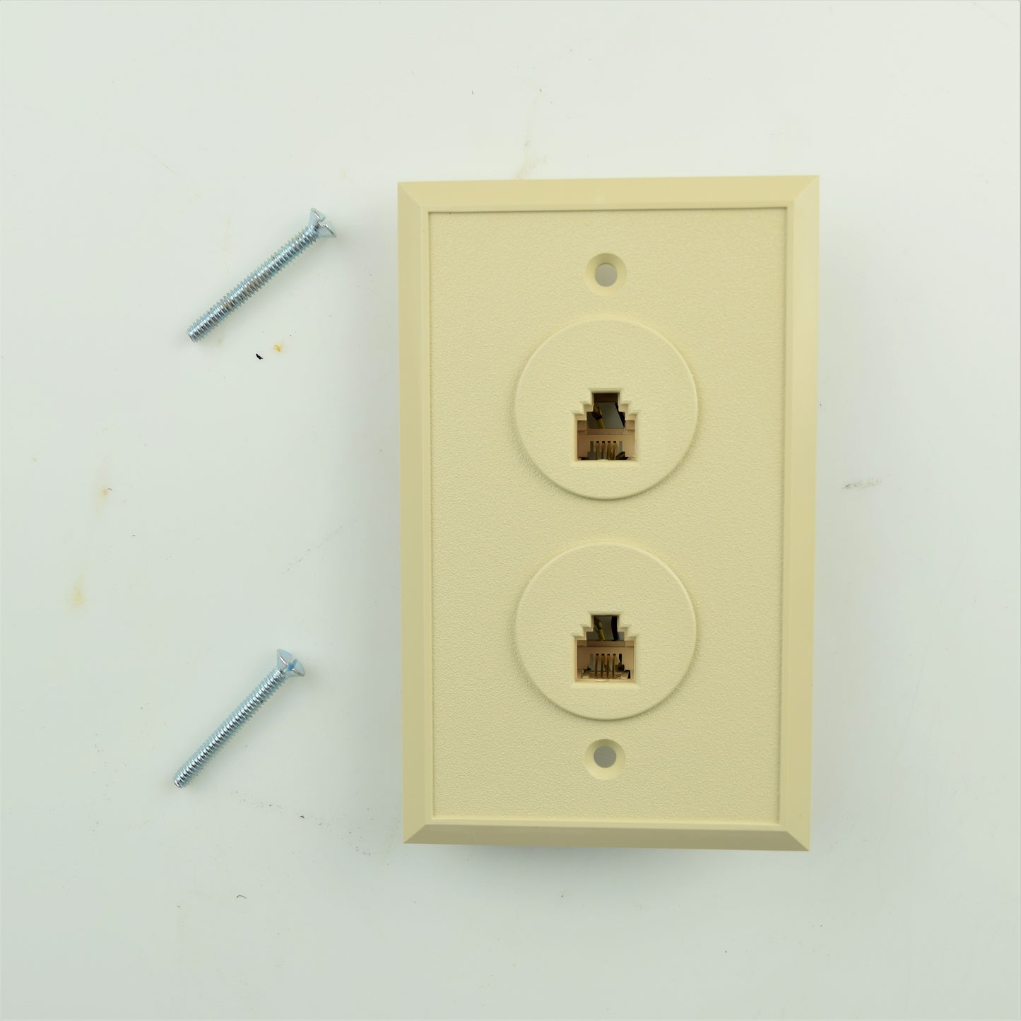 Modular Floor Jack - Duplex - Ivory