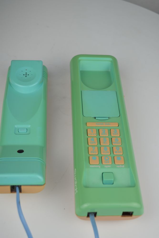 Swatch Twin Phone - Green and Pink