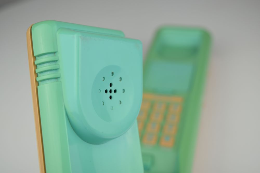 Swatch Twin Phone - Green and Pink