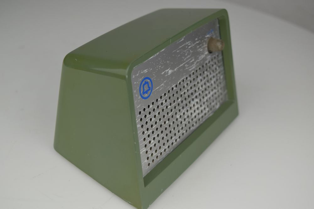 Vintage Western Electric Phone Speaker - Green