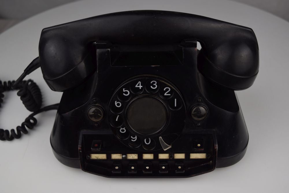 European 4 Line Rotary Dial Office Phone