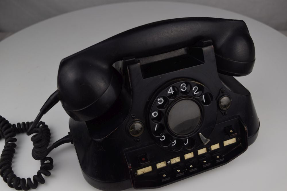 European 4 Line Rotary Dial Office Phone