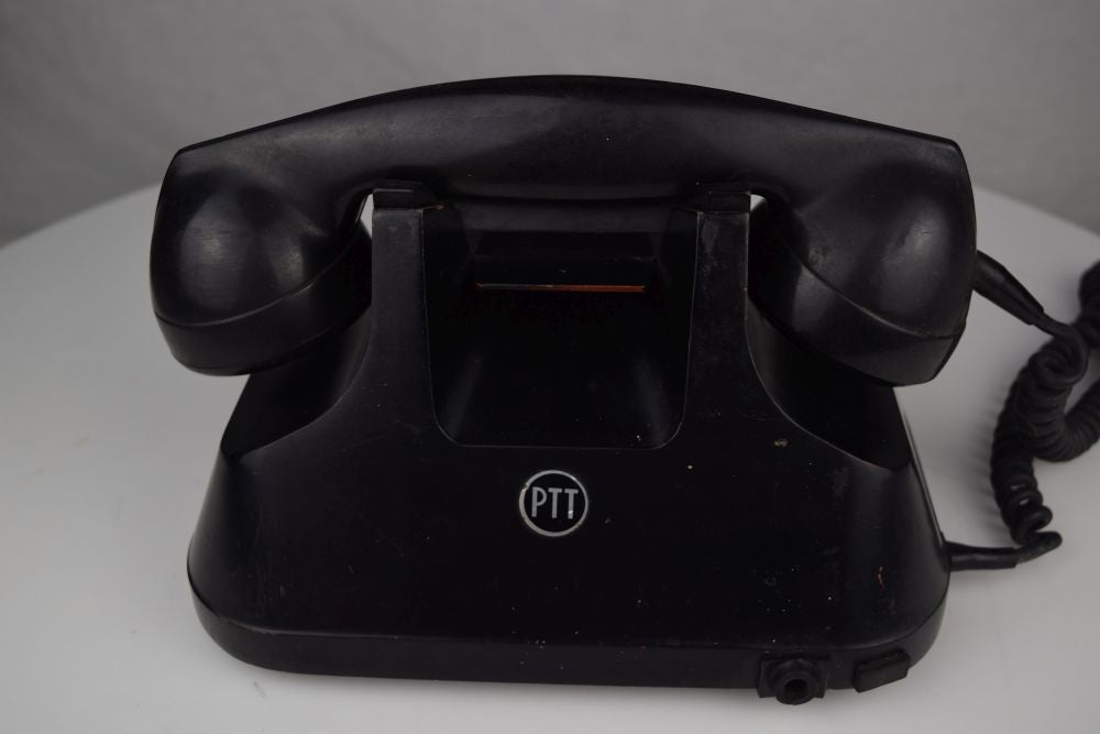 European 4 Line Rotary Dial Office Phone