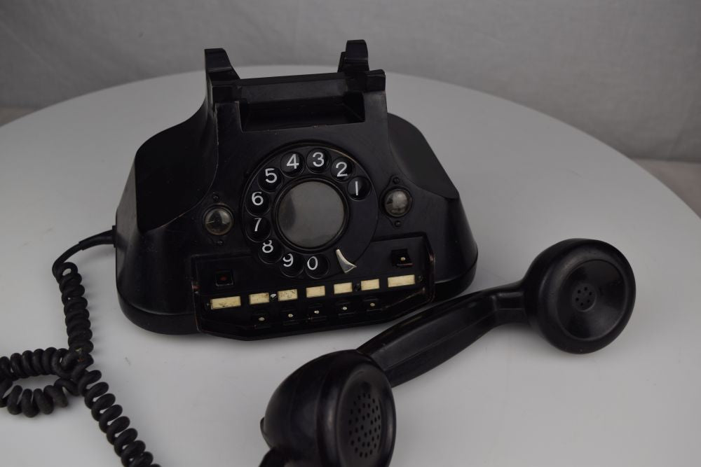 European 4 Line Rotary Dial Office Phone