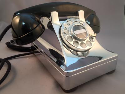 Western Electric 302 - U.S. Army - Signal Corps - TP-6-A - Chrome