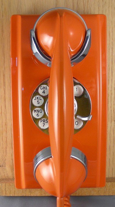 Western Electric 354 - Orange - Chrome Trim