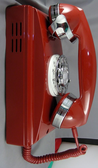 Western Electric 354 - Red - Chrome Trim