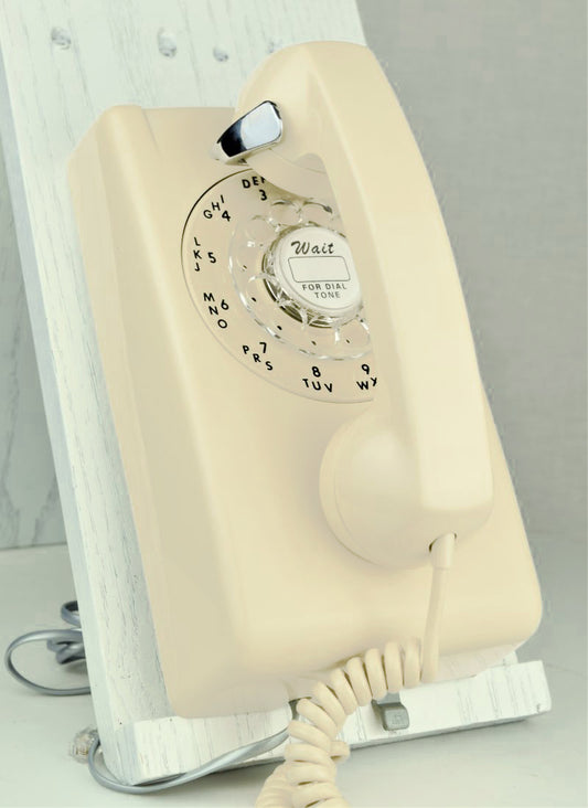 Ivory 554 Wall Telephone - Fully Restored and Functional