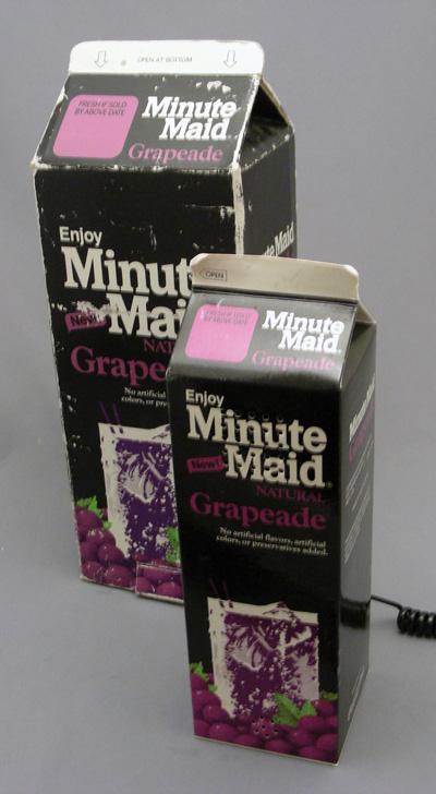 The Minute Maid Grapeade Container Telephone