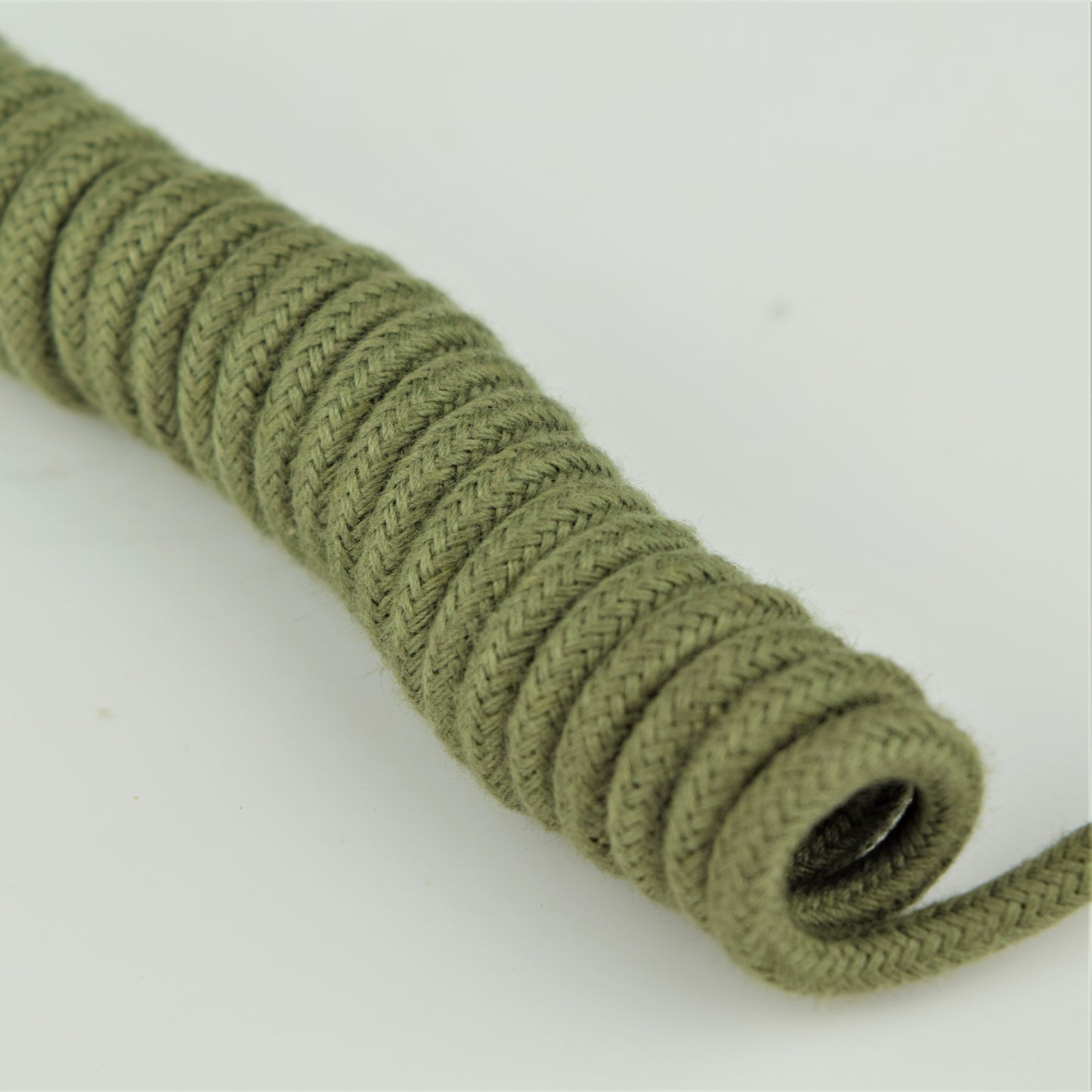Cloth Covered Coiled Handset Cord