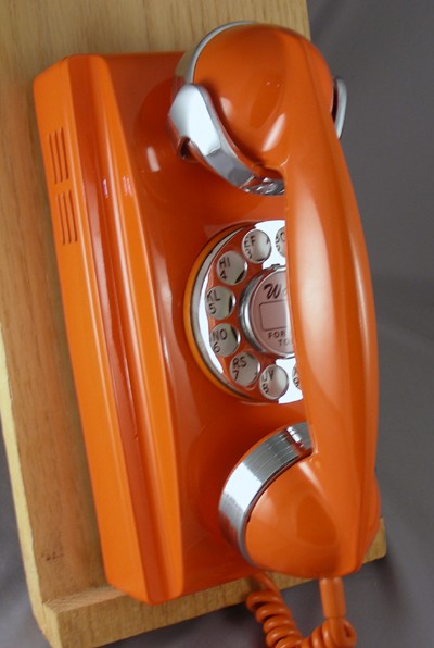 Western Electric 354 - Orange - Chrome Trim