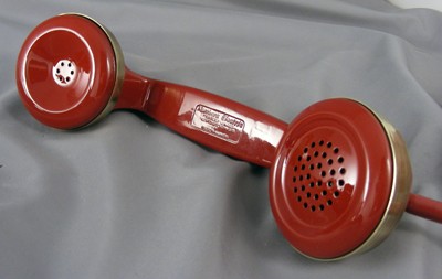 Western Electric 354 - Red - Brass Trim