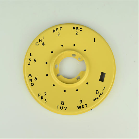 Western Electric 500/554 Dial Bezel - Pastel Yellow