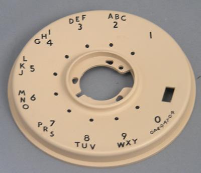 Western Electric - 500 Dial Faceplate - Beige