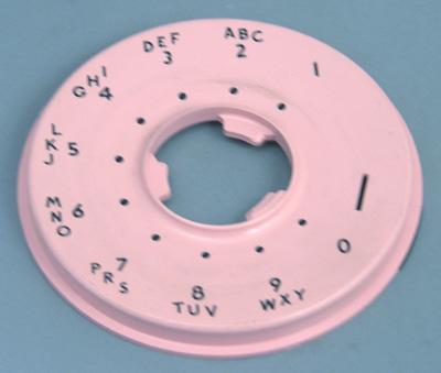 Western Electric 500 Series Dial Faceplate - Pink