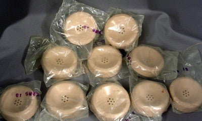 NOS G-type Receiver cap - Beige - Lot of 10