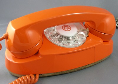 702 - Orange Princess Phone