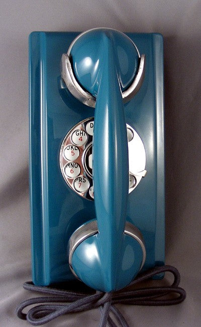 Western Electric 354 - Blue - Chrome Trim