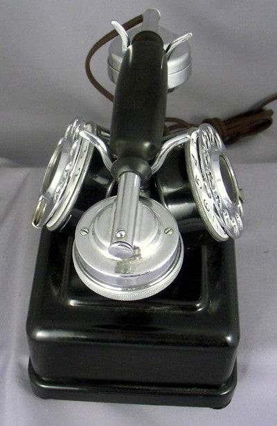 Partner's 2 Dial Telephone- Chrome Trim