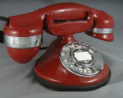 Automatic Electric Type 1a  Deskphone - Red
