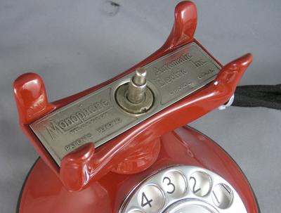 Automatic Electric Type 1a  Deskphone - Red