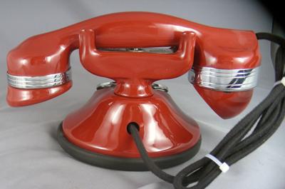 Automatic Electric Type 1a  Deskphone - Red