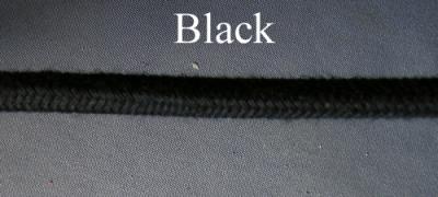 Cloth Covered Line Cord - Spades on Both Ends in Various Colors