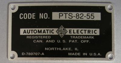 Automatic Electric - Top Badge - Black