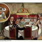 Vintage Telephone Dinner Party Postcard