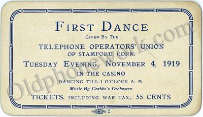 Vintage "First Dance" Postcard