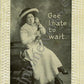 Vintage Telephone Postcard "Gee I hate to wait"
