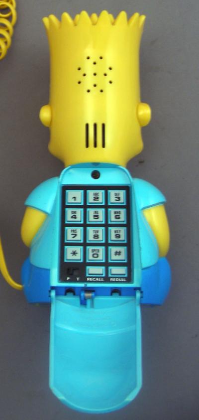 Bart Simpson Novelty Telephone