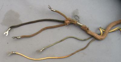 Western Electric Original Candlestick 5 Conductor Wiring Harness