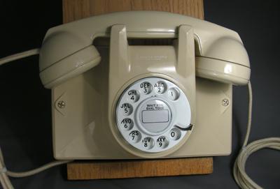 No. 2 Wall Phone - Ivory Finish S&D