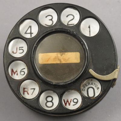 Western Electric - 2AE Dial - (Notchless) Party Line Plate