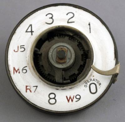Western Electric - 2AE Dial - (Notchless) Party Line Plate