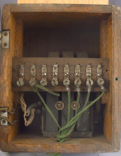 Small Wood Wall Phone - As is