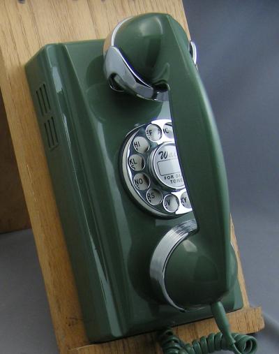 Western Electric 354 - Moss Green - Chrome Trim