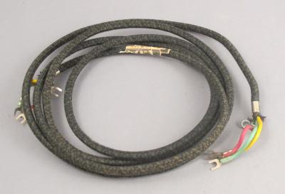 Cord - Line - Original - Stromberg Carlson - 3 Conductor- Black & Green Rattlesnake