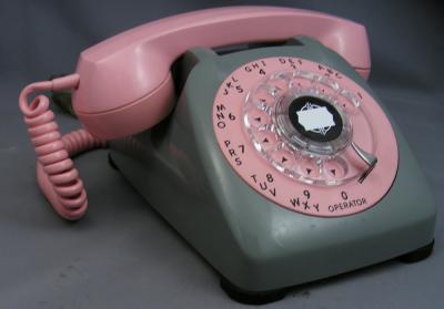 Automatic Electric Type 80 - Pink and Grey