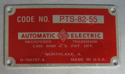 Automatic Electric - Top Badge - Red